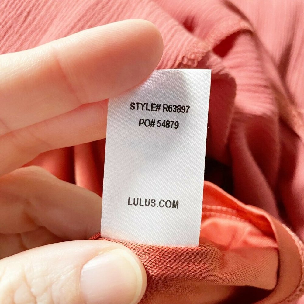Lulus Womens Lost In Paradise Maxi Dress Medium Pink Strappy Tank R63897 - Picture 7 of 9